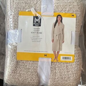 Member's Mark Women's Soft Knit Robe - Cream